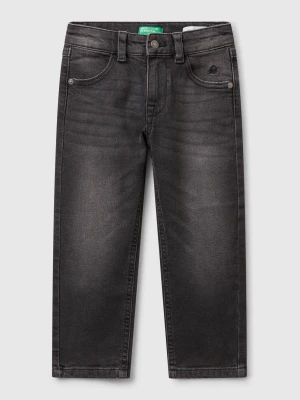 Benetton, Stretch Slim Fit Jeans, Size: 90, Black, Kids United Colors of Benetton