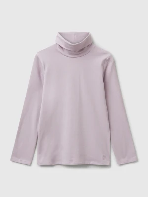 Benetton, Stretch T-shirt With High Neck, Size: XL, Kids United Colors of Benetton