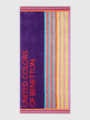 Benetton, Striped Beach Towel, size OS, Multi-color, Kids United Colors of Benetton