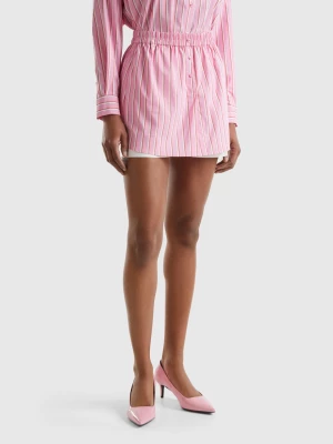 Benetton, Striped Boxer Shorts, size XS-S, Pink, Women United Colors of Benetton
