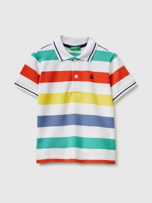 Benetton, Striped Polo, Size: 110, Yellow, Kids United Colors of Benetton