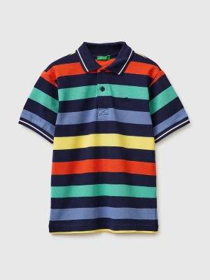 Benetton, Striped Polo, Size: XL, Dark Blue, Kids United Colors of Benetton