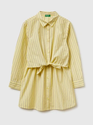 Benetton, Striped Shirt Dress, Size: XL, Yellow, Kids United Colors of Benetton