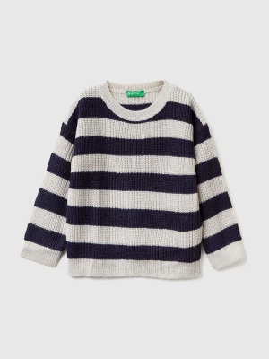 Benetton, Striped Sweater, Size: 116, Blue, Kids United Colors of Benetton