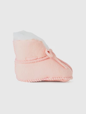 Benetton, Suede-look Shoes, size 16, Soft Pink, Kids United Colors of Benetton