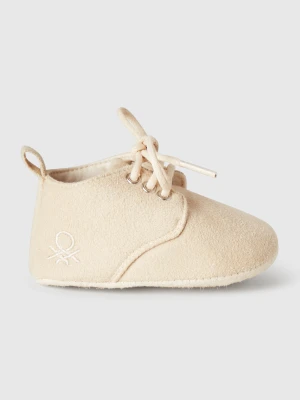 Benetton, Suede-look Shoes, size 19, Beige, Kids United Colors of Benetton