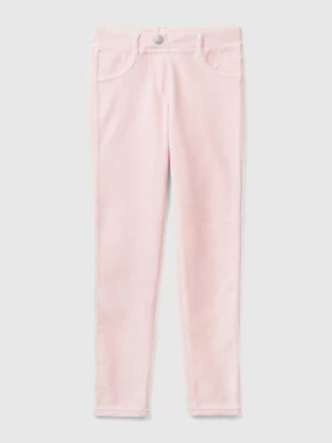 Benetton, Super Skinny Chenille Trousers, size 2XL, Pink, Kids United Colors of Benetton