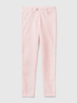 Benetton, Super Skinny Chenille Trousers, size 3XL, Pink, Kids United Colors of Benetton