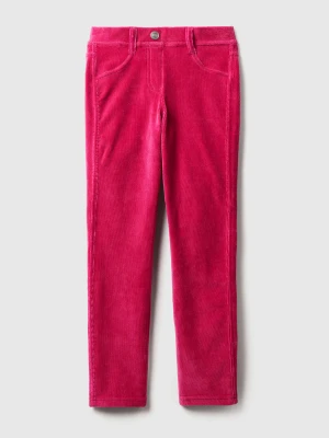 Benetton, Super Skinny Chenille Trousers, Size: XL, Cyclamen, Kids United Colors of Benetton