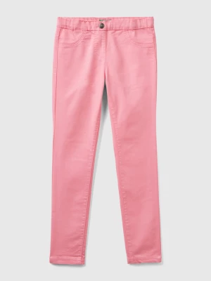 Benetton, Super Skinny Trousers, size 2XL, Pink, Kids United Colors of Benetton