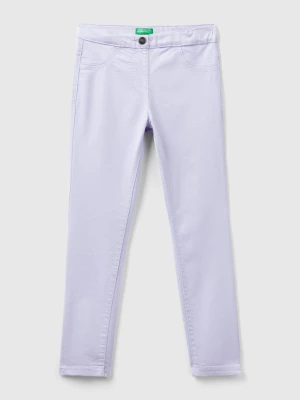 Benetton, Super Skinny Trousers, size 3XL, Lilac, Kids United Colors of Benetton