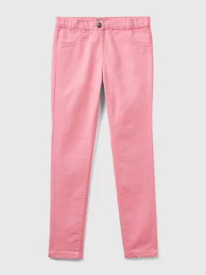 Benetton, Super Skinny Trousers, size 3XL, Pink, Kids United Colors of Benetton
