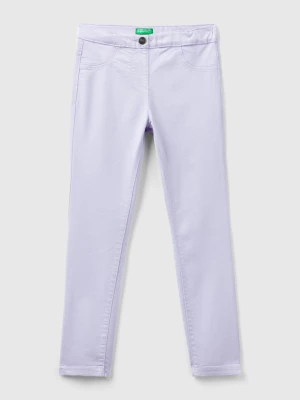 Benetton, Super Skinny Trousers, size XL, Lilac, Kids United Colors of Benetton