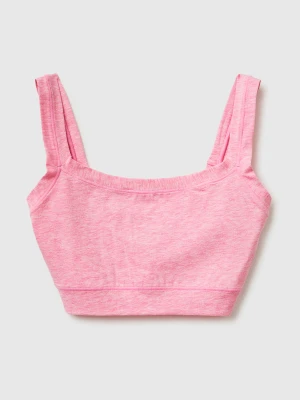 Benetton, Super Stretch Cotton Brassiere, Size: OS, Pink, Women United Colors of Benetton