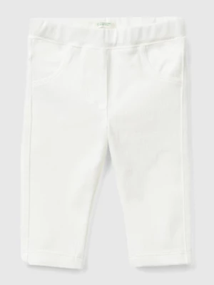 Benetton, Super Stretch Jeggings, size 56, Creamy White, Kids United Colors of Benetton