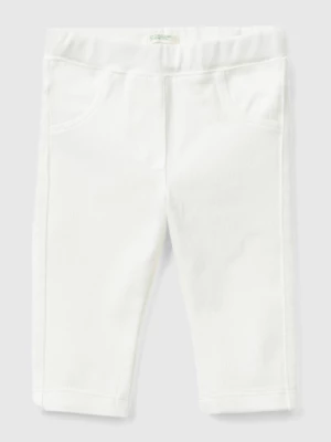 Benetton, Super Stretch Jeggings, size 74, Creamy White, Kids United Colors of Benetton