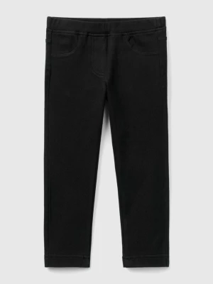 Benetton, Super Stretch Sweatpants, size 104, Black, Kids United Colors of Benetton