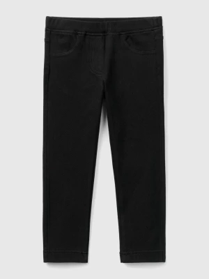 Benetton, Super Stretch Sweatpants, size 104, Black, Kids United Colors of Benetton