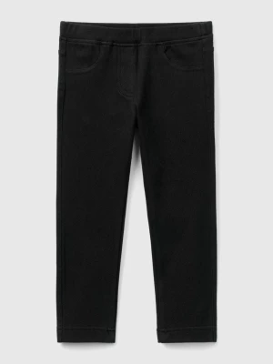 Benetton, Super Stretch Sweatpants, size 82, Black, Kids United Colors of Benetton