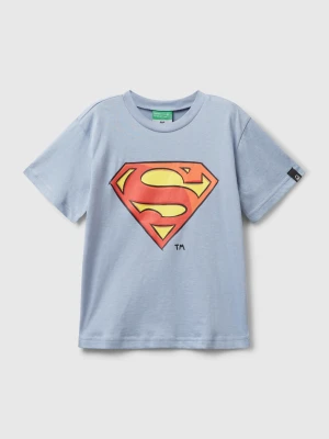 Benetton, Superman ©&™ Dc Comics T-shirt, size 116, Light Blue, Kids United Colors of Benetton