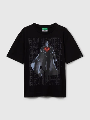 Benetton, Superman ©&™ Dc Comics T-shirt, Size: XL, Black, Kids United Colors of Benetton