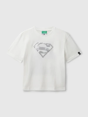 Benetton, Superman ©&™ Dc Comics T-shirt, Size: XL, Creamy White, Kids United Colors of Benetton