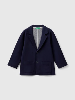 Benetton, Sweat Blazer With Pockets, size 116, Dark Blue, Kids United Colors of Benetton