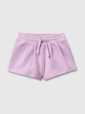 Benetton, Sweat Fabric Shorts, Size: 116, Lilac, Kids United Colors of Benetton