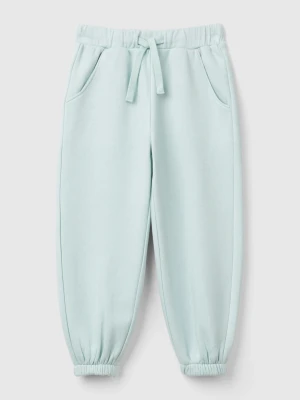 Benetton, Sweat Joggers With Drawstring, Size: 116, Aqua, Kids United Colors of Benetton