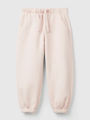 Benetton, Sweat Joggers With Drawstring, Size: 116, Soft Pink, Kids United Colors of Benetton