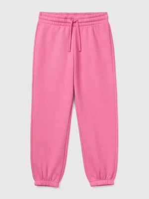 Benetton, Sweat Joggers With Drawstring, size 2XL, Pink, Kids United Colors of Benetton