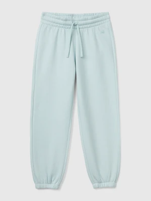 Benetton, Sweat Joggers With Drawstring, Size: XL, Aqua, Kids United Colors of Benetton