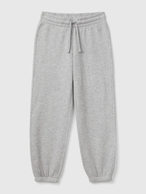 Benetton, Sweat Joggers With Drawstring, Size: XL, Light Gray, Kids United Colors of Benetton