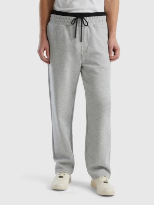 Benetton, Sweat Joggers With Drawstring, size XS, Light Gray, Men United Colors of Benetton