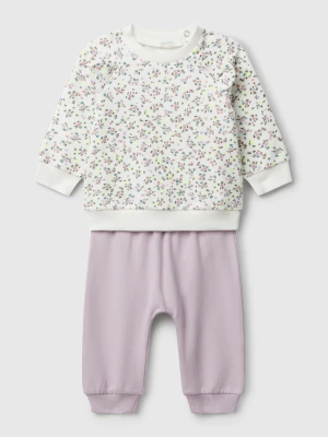 Benetton, Sweat Set With Print, Size: 82, Lilac, Kids United Colors of Benetton