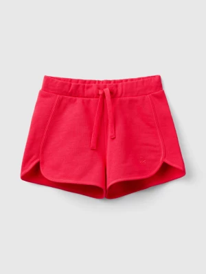 Benetton, Sweat Shorts In 100% Organic Cotton, size 116, Fuchsia, Kids United Colors of Benetton
