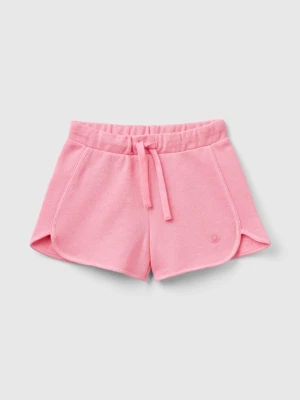 Benetton, Sweat Shorts In 100% Organic Cotton, size 90, Pink, Kids United Colors of Benetton