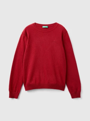 Benetton, Sweater In Cashmere And Wool Blend, size 2XL, Red, Kids United Colors of Benetton