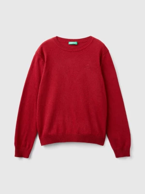 Benetton, Sweater In Cashmere And Wool Blend, size M, Red, Kids United Colors of Benetton