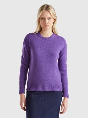 Benetton, Sweater In Pure Shetland Wool, size L, , Women United Colors of Benetton