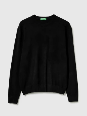 Benetton, Sweater In Viscose, Size: XS, Black, Men United Colors of Benetton