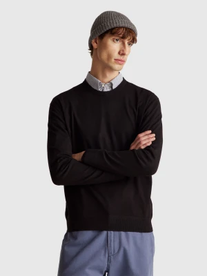 Benetton, Sweater In Viscose, Size: XS, Black, Men United Colors of Benetton