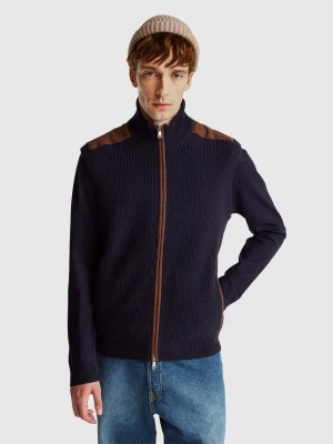 Benetton, Sweater In Viscose, Size: XS, Dark Blue, Men United Colors of Benetton