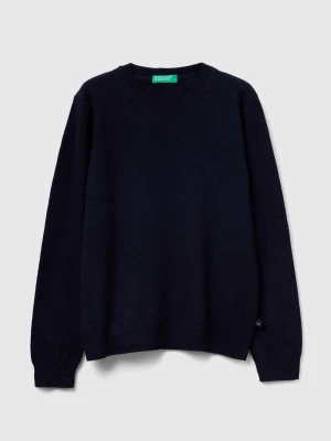 Benetton, Sweater In Wool And Viscose Blend, Size: XL, Dark Blue, Kids United Colors of Benetton