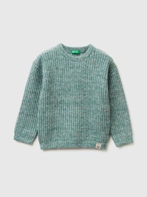 Benetton, Sweater In Wool Blend, Size: 116, Aqua, Kids United Colors of Benetton