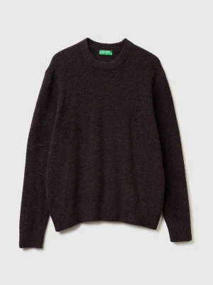 Benetton, Sweater In Wool Blend, Size: XS, Dark Gray, Men United Colors of Benetton