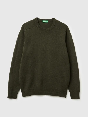 Benetton, Sweater L/s, Size: M, Dark Green, Men United Colors of Benetton
