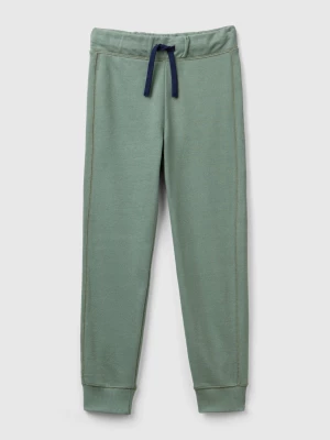 Benetton, Sweatpants In 100% Cotton, size 2XL, Light Green, Kids United Colors of Benetton