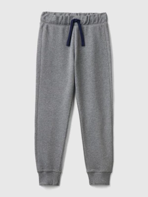 Benetton, Sweatpants In 100% Cotton, size 3XL, Dark Gray, Kids United Colors of Benetton