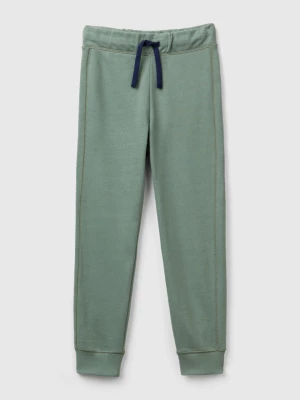 Benetton, Sweatpants In 100% Cotton, size L, Light Green, Kids United Colors of Benetton